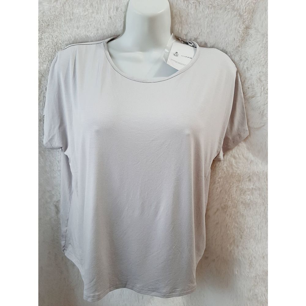 Mippo gray short sleeve NWT super soft and comfortable medium top